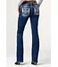 MISS ME Wilde Aztec Mid-Rise Bootcut Jeans