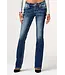 MISS ME Wilde Aztec Mid-Rise Bootcut Jeans