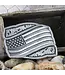 Montana Silversmiths Classics Impressions Waving American Flag Attitude Buckle