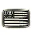 Montana Silversmiths Silver Bullet Flag Attitude Buckle