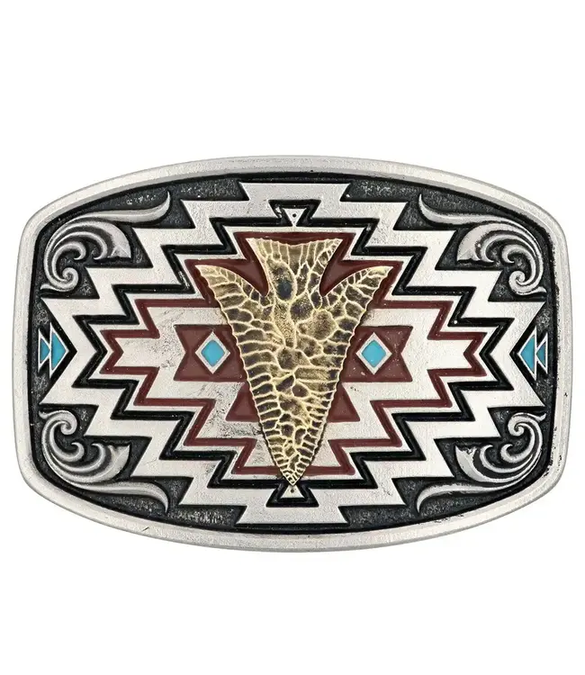 Montana Silversmiths Radiating Center of it All Arrow Belt Buckle