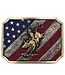 Montana Silversmiths Patriot Bull Rider Attitude Belt Buckle