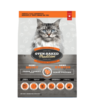 Oven-Baked Tradition Recette Semi-Humide à la Dinde pour Chat