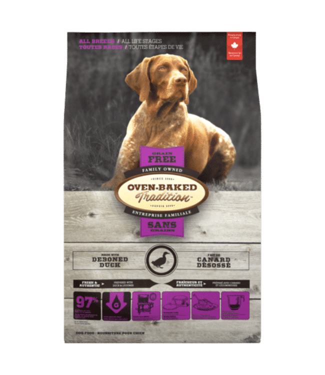 Oven-Baked Tradition Grain-Free Duck Food for Dogs