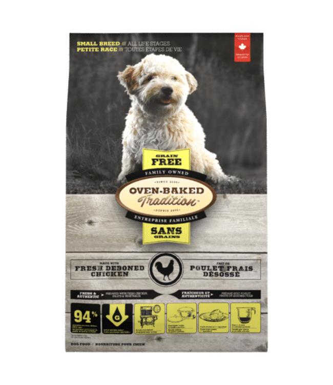 Oven-Baked Tradition Grain-Free Chicken Food for Small Breed Dogs