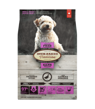 Oven-Baked Tradition Grain-Free Duck Food for Small Breed Dogs