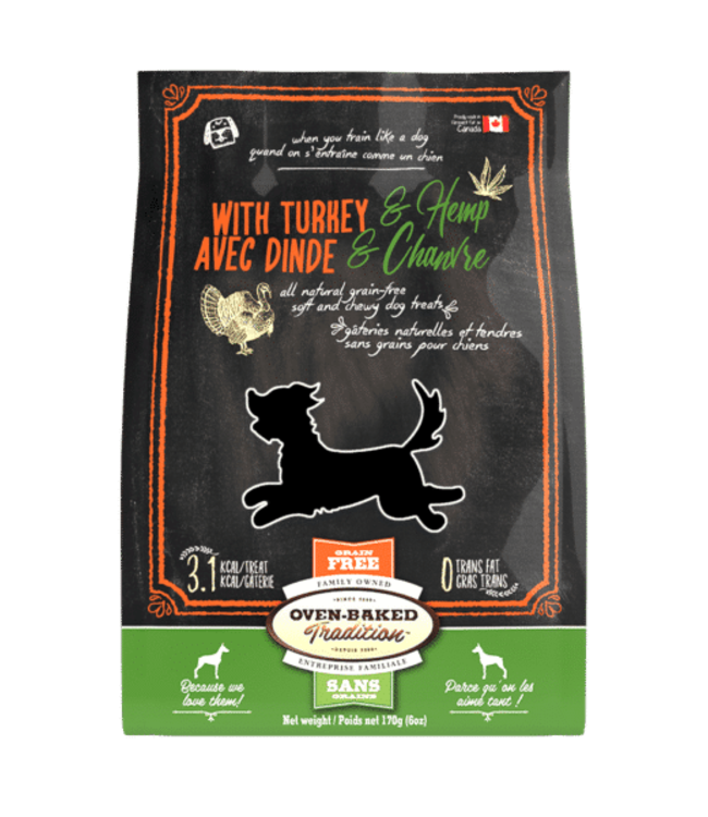 Oven-Baked Tradition All Natural Grain-Free Soft & Chewy Hemp Dog Treats