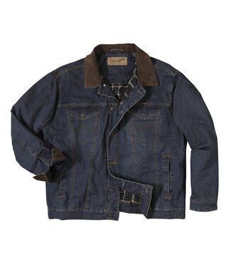 Wrangler Veste Denim Blanket Lined Charcoal