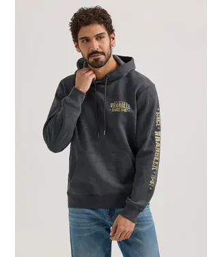 Wrangler Hoodie 1947 Pullover Washed Black