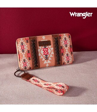 Wrangler Portefeuille Southwestern Art Print Orange