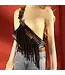 Wrangler Sling Bag Fringe Fanny Pack Belt Noir
