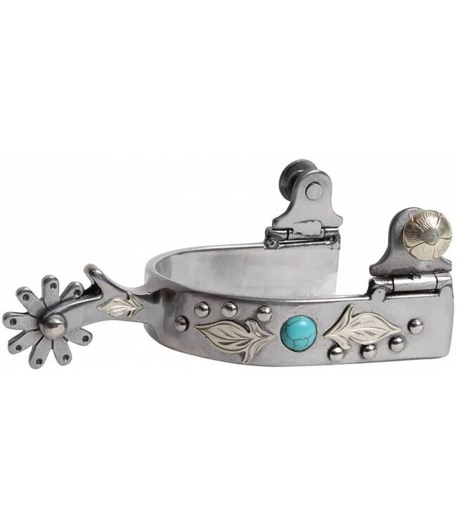 Professional's Choice Ladies Turquoise Feather Spur