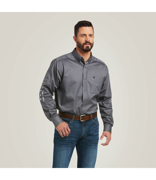 Ariat Team Logo Twill Classic USA Fit Shirt
