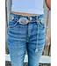 Ariat Chain Conchos Silver Turquoise Belt