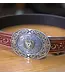 Ariat Oval Engraved Silver & Gold Tone Belt Buckle