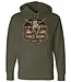 Ranch Brand Longhorn 2 Unisex Long Sleeves Army Hoodie