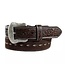 Ariat Brown Tooled Braided Leather Western Belt