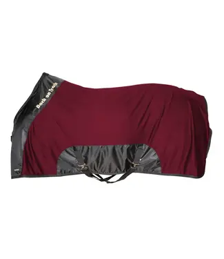 Back On Track Wine Red Royal Mesh Rug Deluxe w/Hood