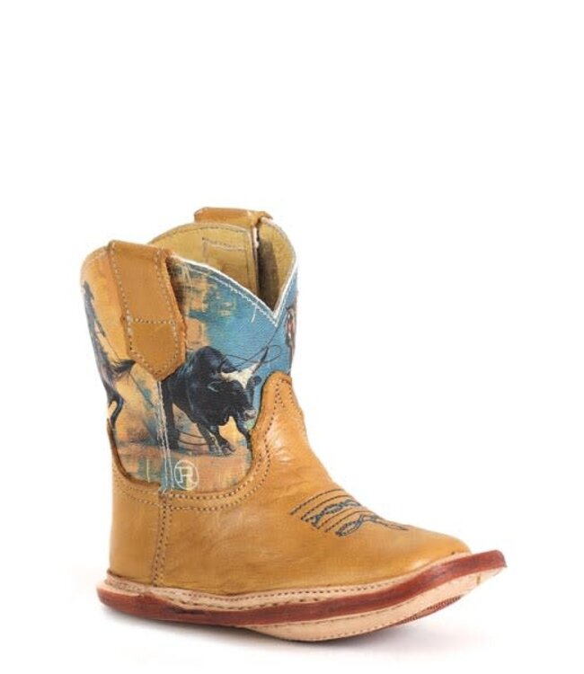 Roper Printed Design On Infants Western Footwear