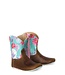Tin Haul Happy Flower Printed On Baby Western Boot