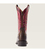 Ariat Bottes Western Round Up Back Zip Worn Mocha