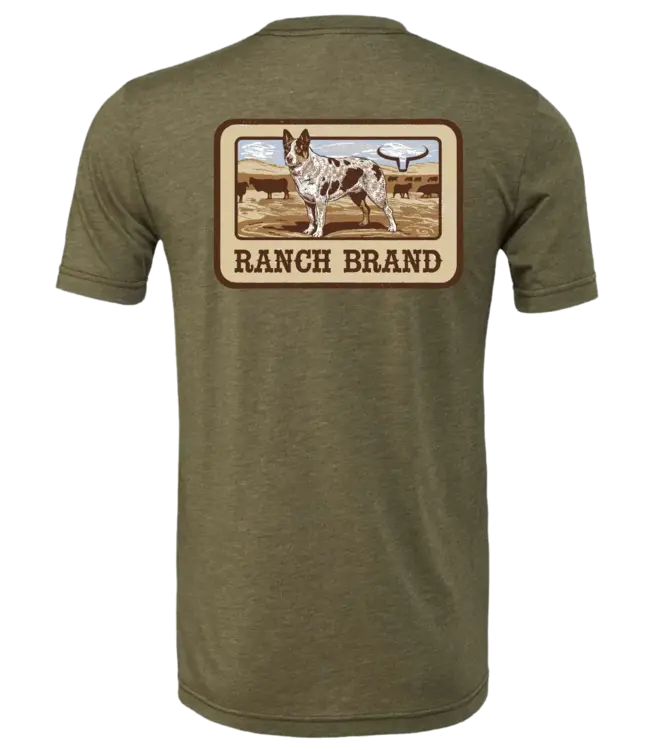 Ranch Brand Cattle Dog Army T-Shirt