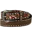 Angel Ranch Ceinture Flower Tooled Tab