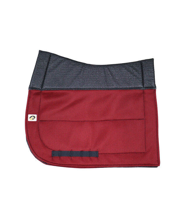 EcoGold Burgundy Secure Dressage Saddle Pad