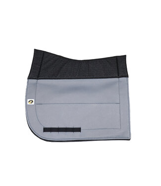 EcoGold Grey Secure Dressage Saddle Pad