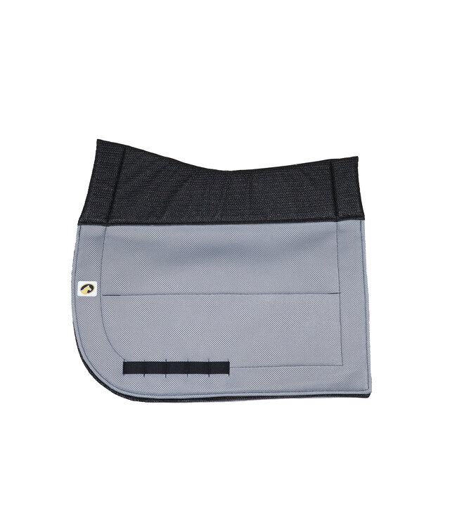 EcoGold Grey Secure Dressage Saddle Pad