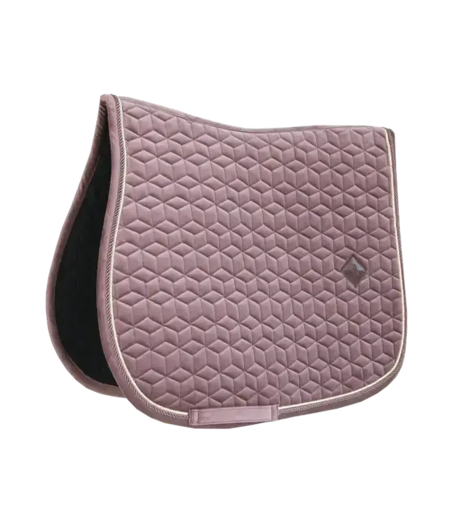 Kentucky Horsewear Saddle Pad  Light Purple Velvet Jumping