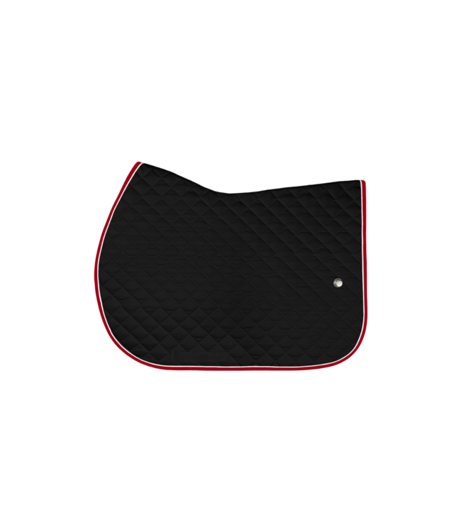 Ogilvy Equestrian Tapis Profil Pad de saut Noir - Blanc - Rouge