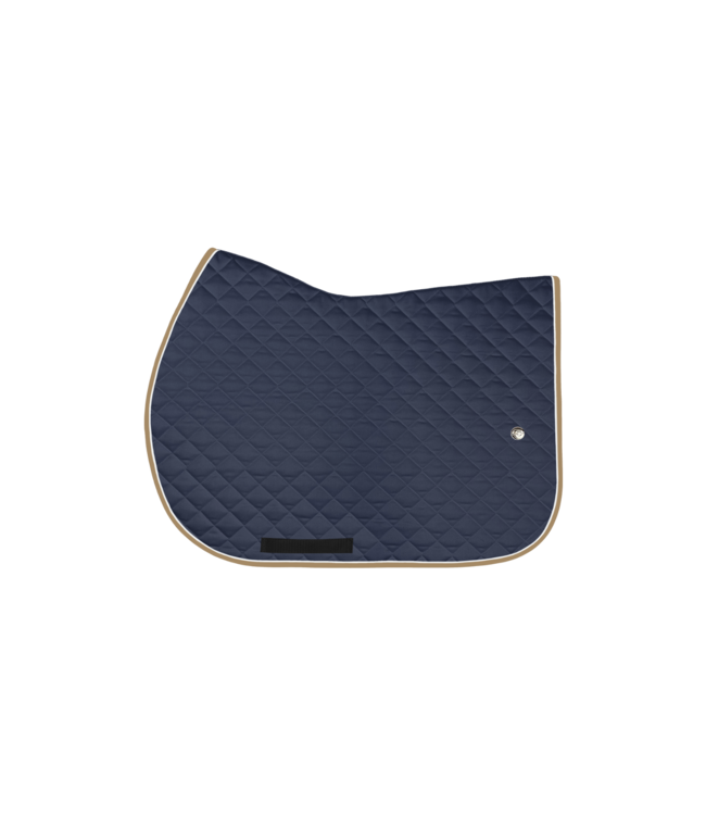 Ogilvy Equestrian Tapis Profil Pad de saut Marine - Blanc - Tan