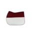 Ogilvy Equestrian Tapis FrictionFree Jumper Bourgogne et Blanc