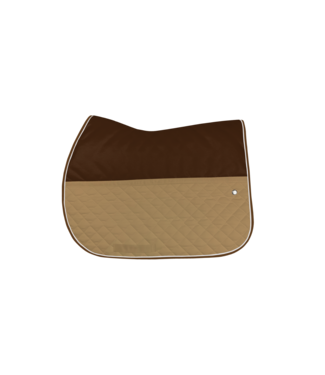 Ogilvy Equestrian Chocolate and Tan Jump FrictionFree Pad