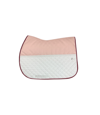 Ogilvy Equestrian Baby Pink and White Jump FrictionFree Pad