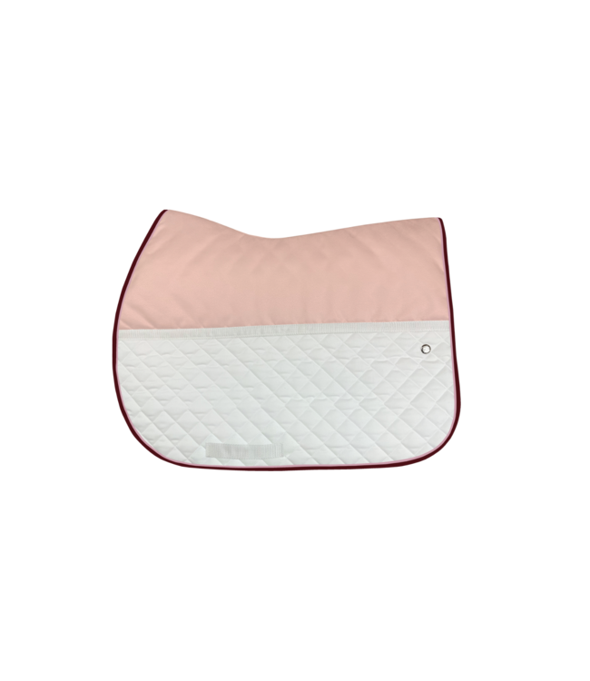 Ogilvy Equestrian Baby Pink and White Jump FrictionFree Pad