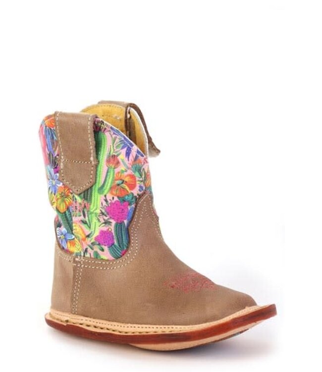 Roper Infants Footwear Cactus Design Printed Western Boot
