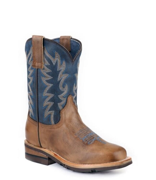 Roper Kids GEO Outsole Western Boot Color Solid