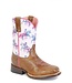 Roper Big Kids Horsing Around Ranger Pink Western Boot