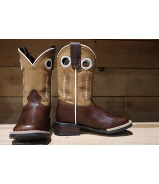 Roper Basic Leather Big Kids James Brown Western Boot