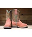 Roper Pink Suede Vamp Western Boot