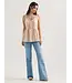 Wrangler Snap Front Sandy Stripe Peplum Tank