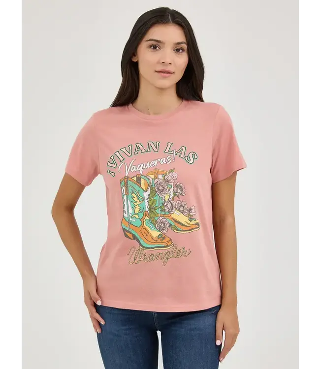 Wrangler T-Shirt Vivan Las Cameo Brown