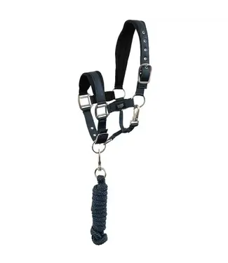 BR Equestrian Navy Mini Horse Halter and Lead kit
