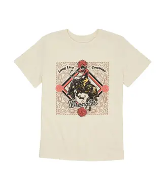 Wrangler T-Shirt Bronco Antique White Heather