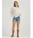 Wrangler Gauzy Knit Antique White Sweater