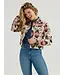 Wrangler Jacket Printed Boyfriend Geo Brown