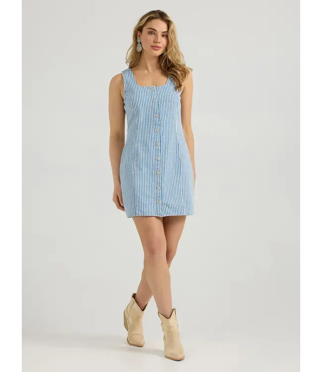 Wrangler Western Button-Down Denim Dress