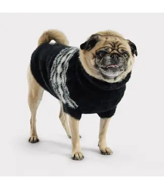 GF PET Fuzzy Sweater Noir pour Chien